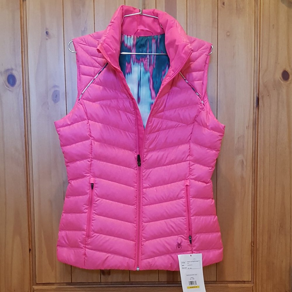 Womens Timeless Full Zip Down Vest NEW SAMPLE